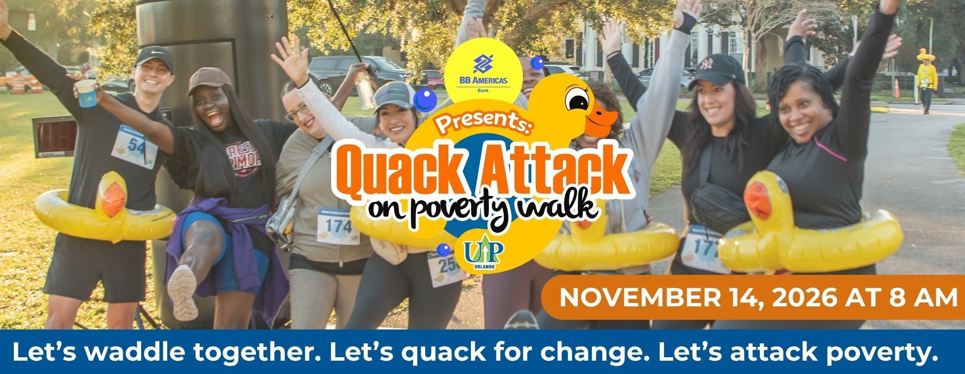 Quack Attack on Poverty Walk