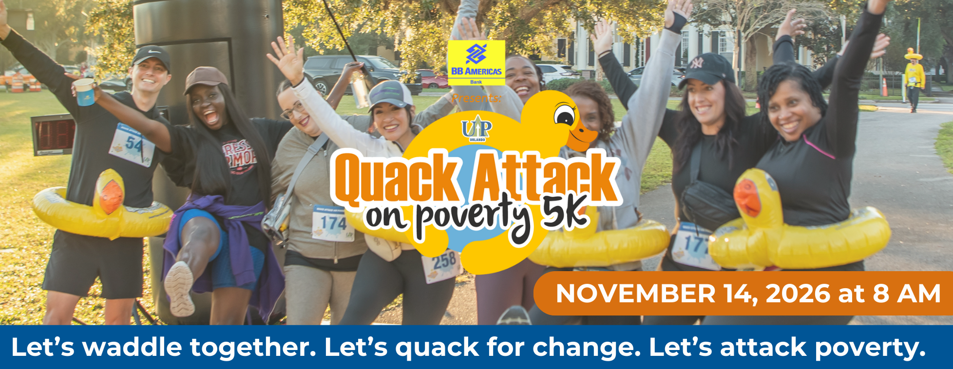 Quack Attack on Poverty Walk